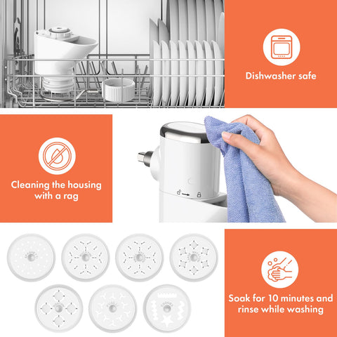 Cofun placas desmontables aptas para lavavajillas, limpieza rápida.