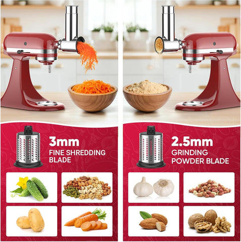 Cofun accesorio compatible con KitchenAid y Cuisinart para múltiples preparaciones.