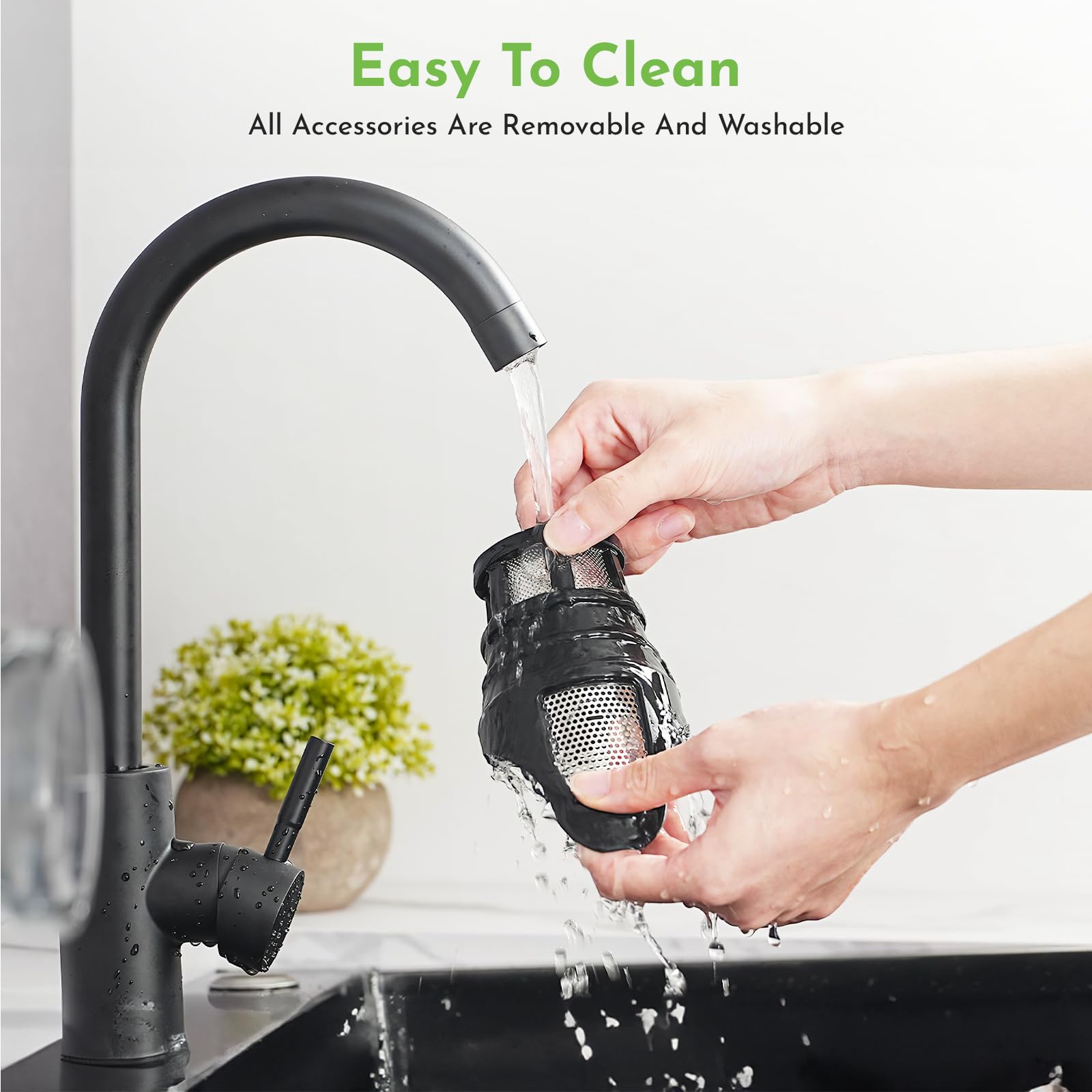 Cofun Juicer limpieza rápida: desmontaje sencillo para un lavado eficiente.