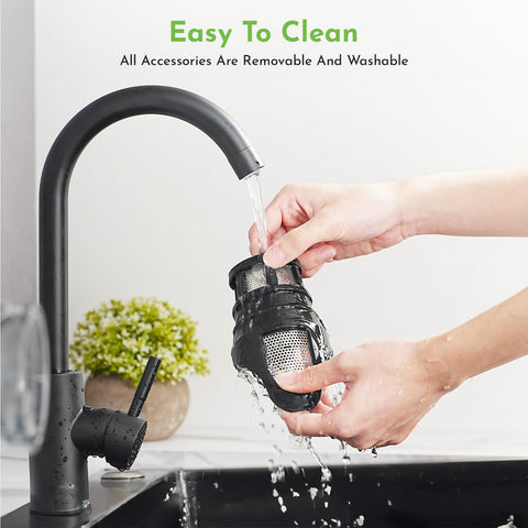 Cofun Juicer limpieza rápida: desmontaje sencillo para un lavado eficiente.