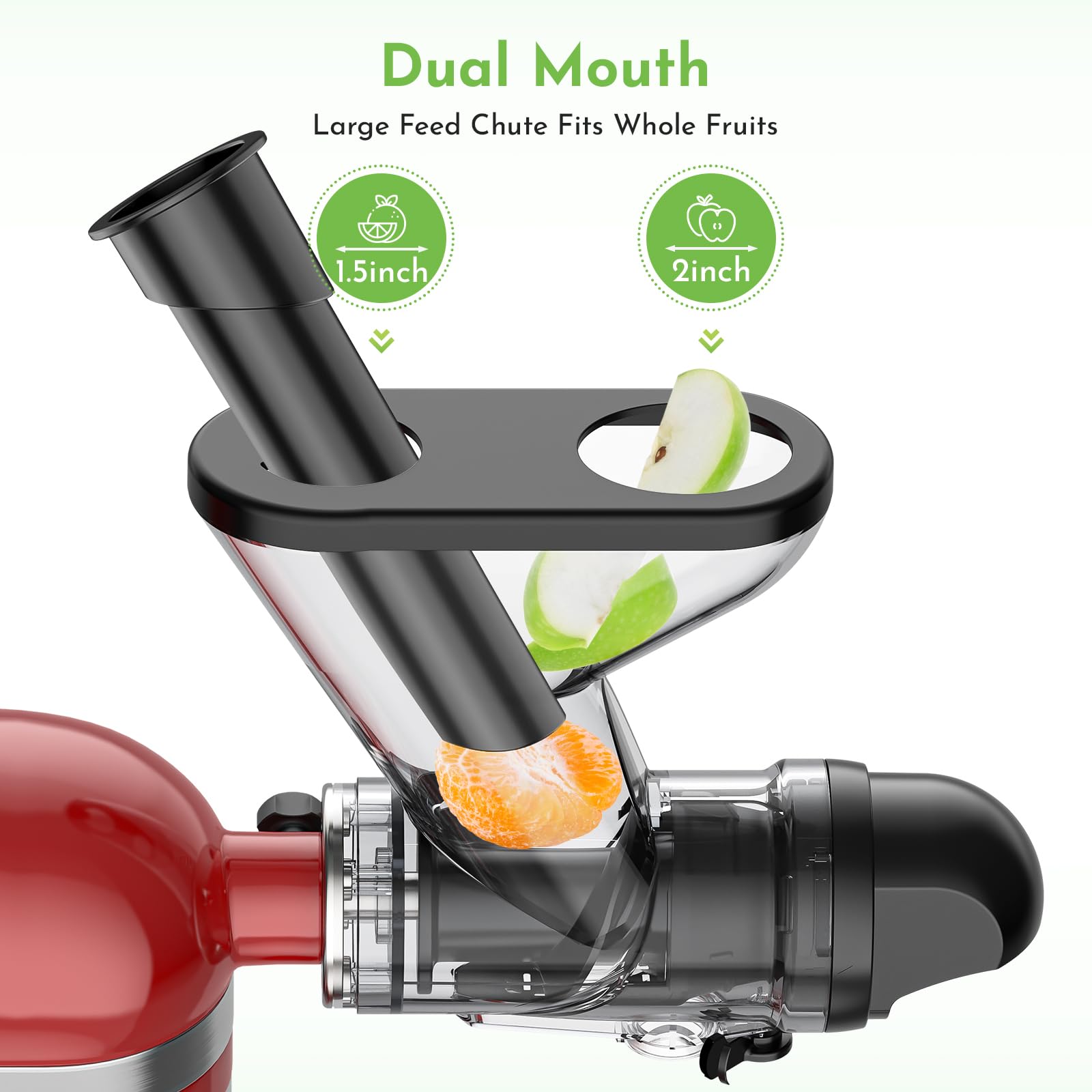 Cofun Juicer modo duro: extracción eficiente de apio y zanahoria para más jugo.