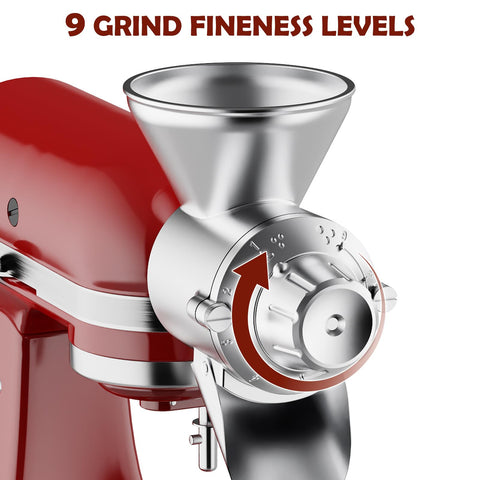 Cofun molinillo para Kitchenaid ajuste nivel 9 para textura gruesa