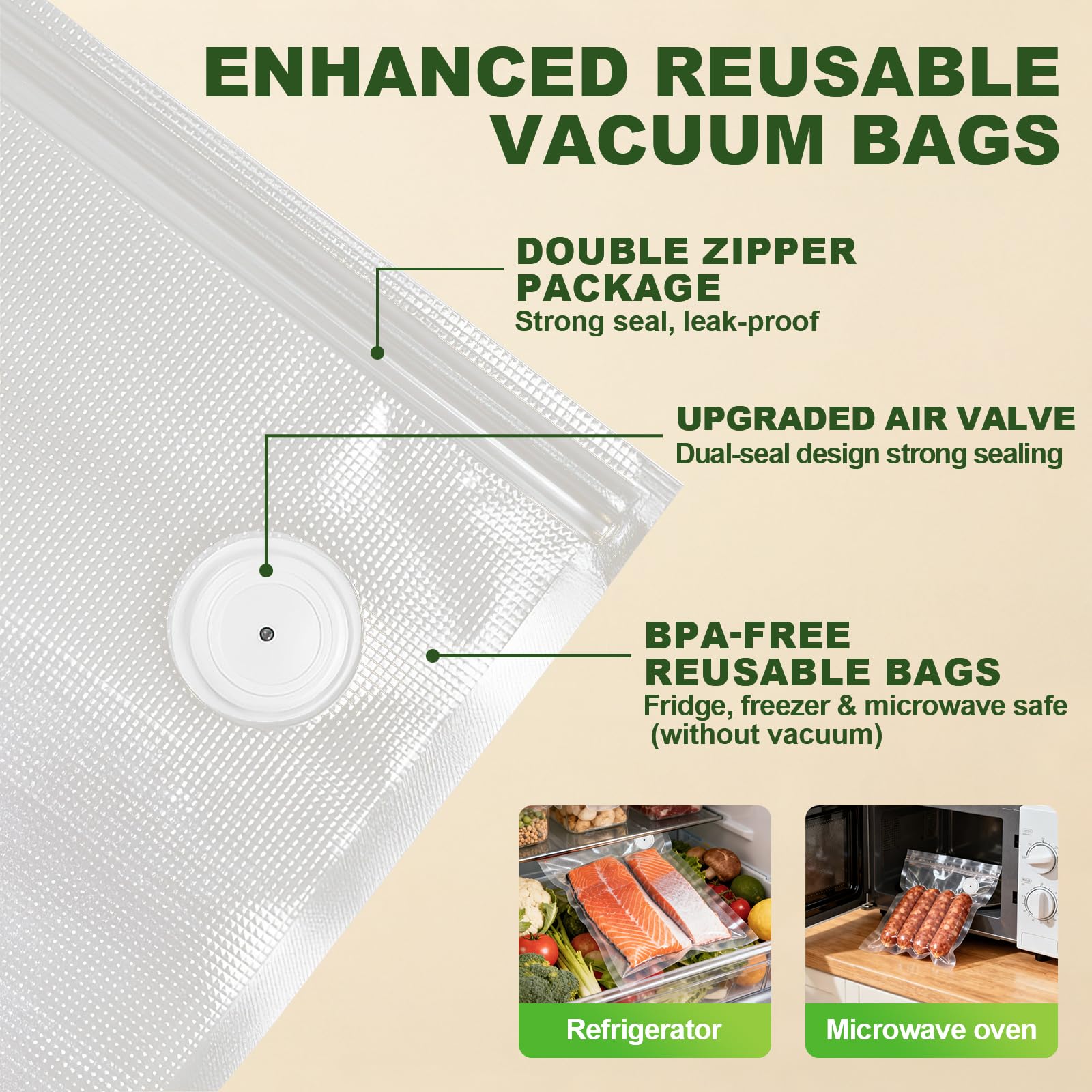 Cofun batería recargable de 1500 mAh para sellar bolsas sin cables.
