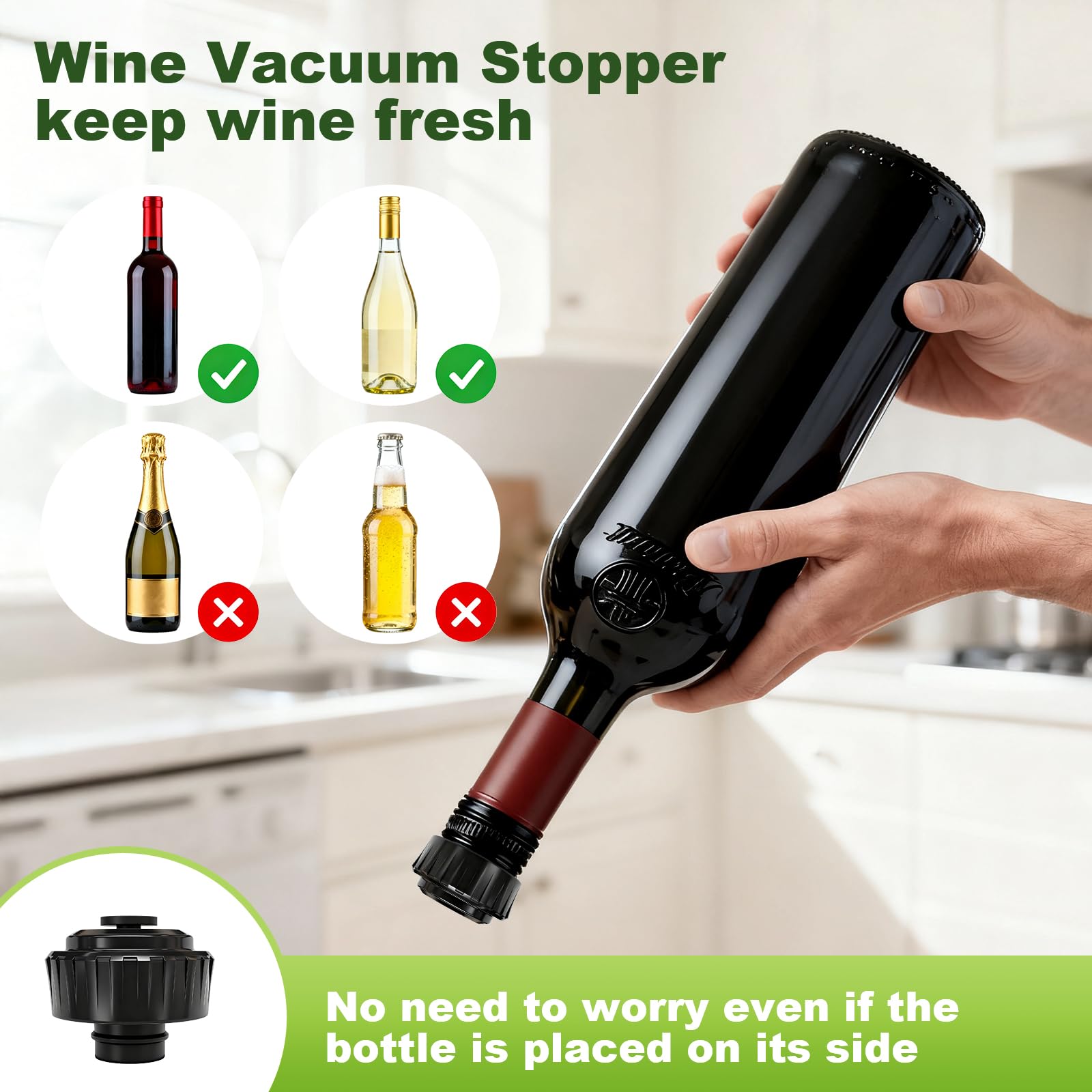 Cofun selladora portátil, diseño compacto ideal para cocina, salidas al aire libre y campamentos.