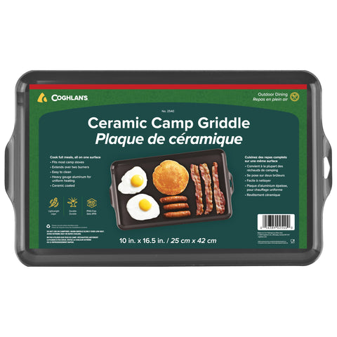 Coghlan's Camp Griddle con superficie cerámica antiadherente para cocinar sin que se pegue