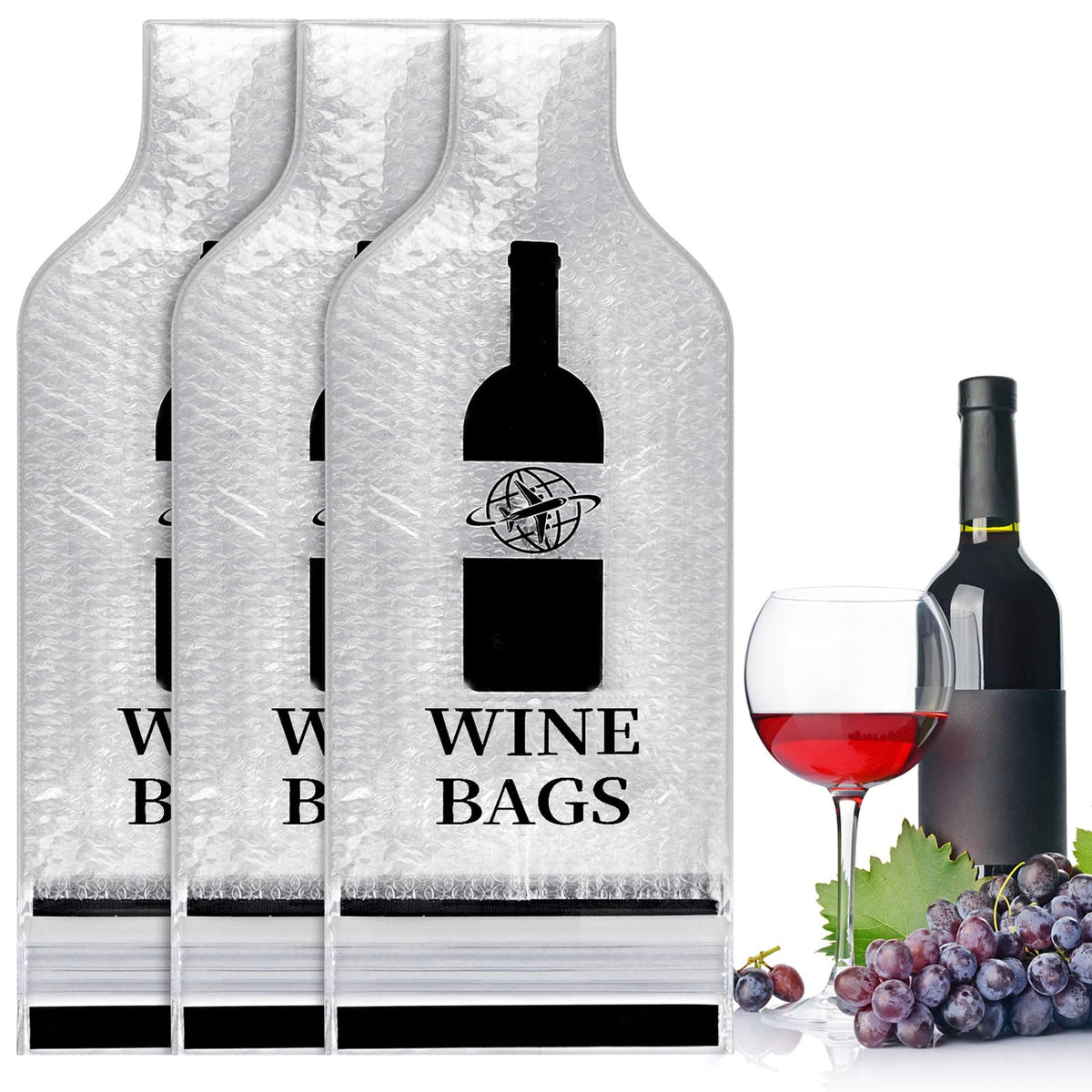Bolsas COIDEA para vino con doble capa, protección contra impactos.