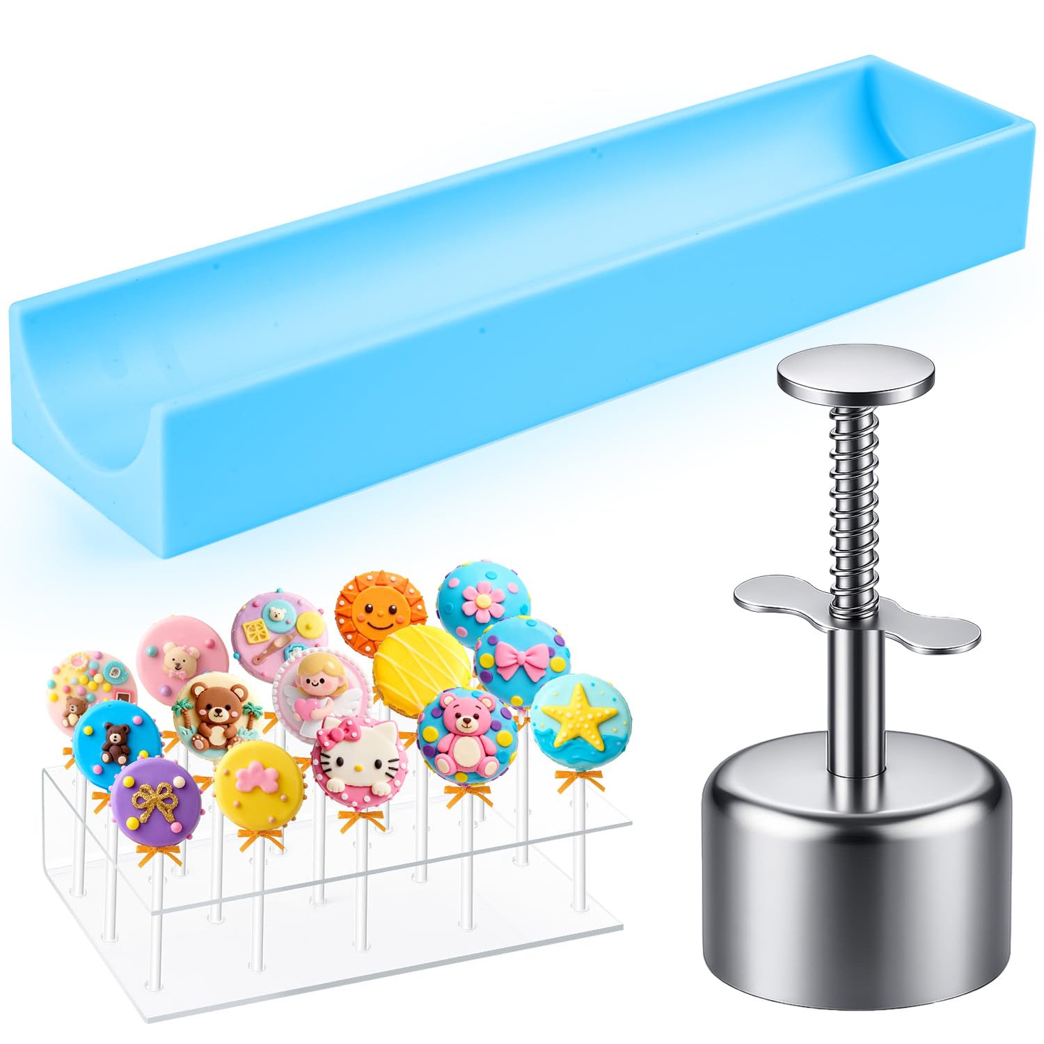 Bandeja de silicona Coinicxcel apta para lavavajillas y limpieza rápida.
