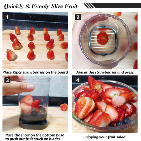 COKSDUP ideal para ensaladas, sándwiches y postres con solo presionar