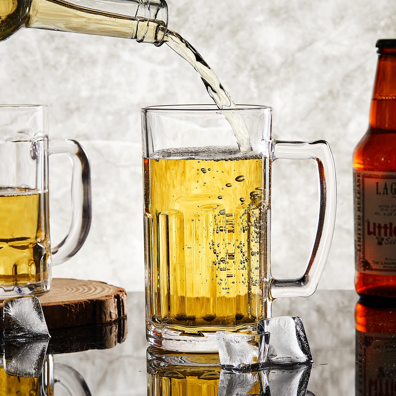 Vaso COKTIK apto para cerveza fría o café, ideal para reuniones.