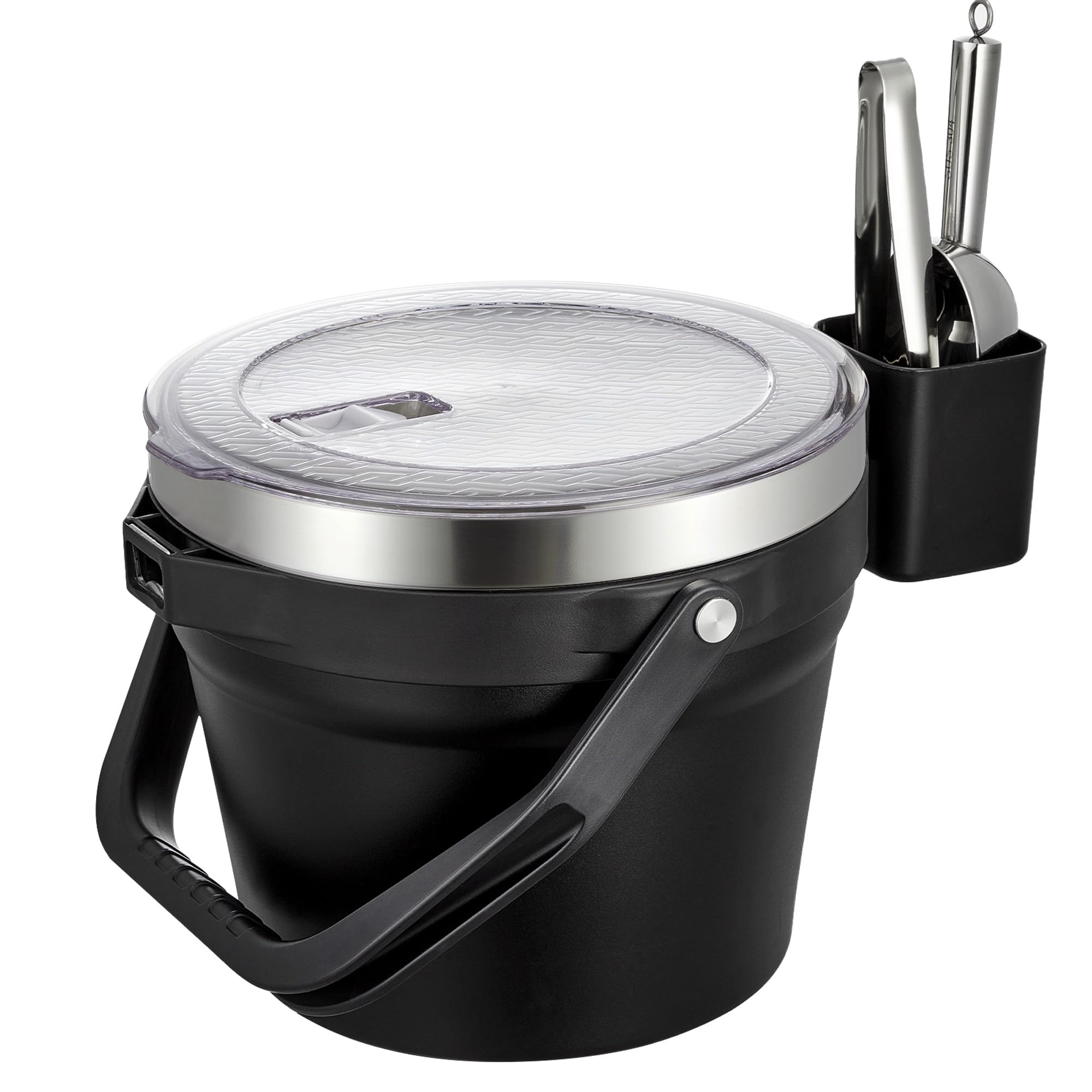 COKTIK cubo de hielo aislado 7L con tapa mantiene bebidas frías y listas para servir.