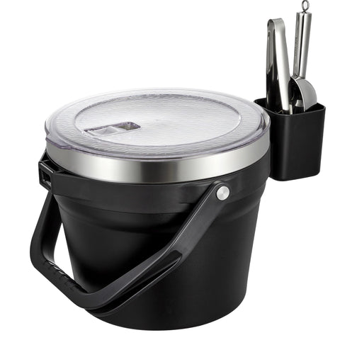 COKTIK cubo de hielo aislado 7L con tapa mantiene bebidas frías y listas para servir.
