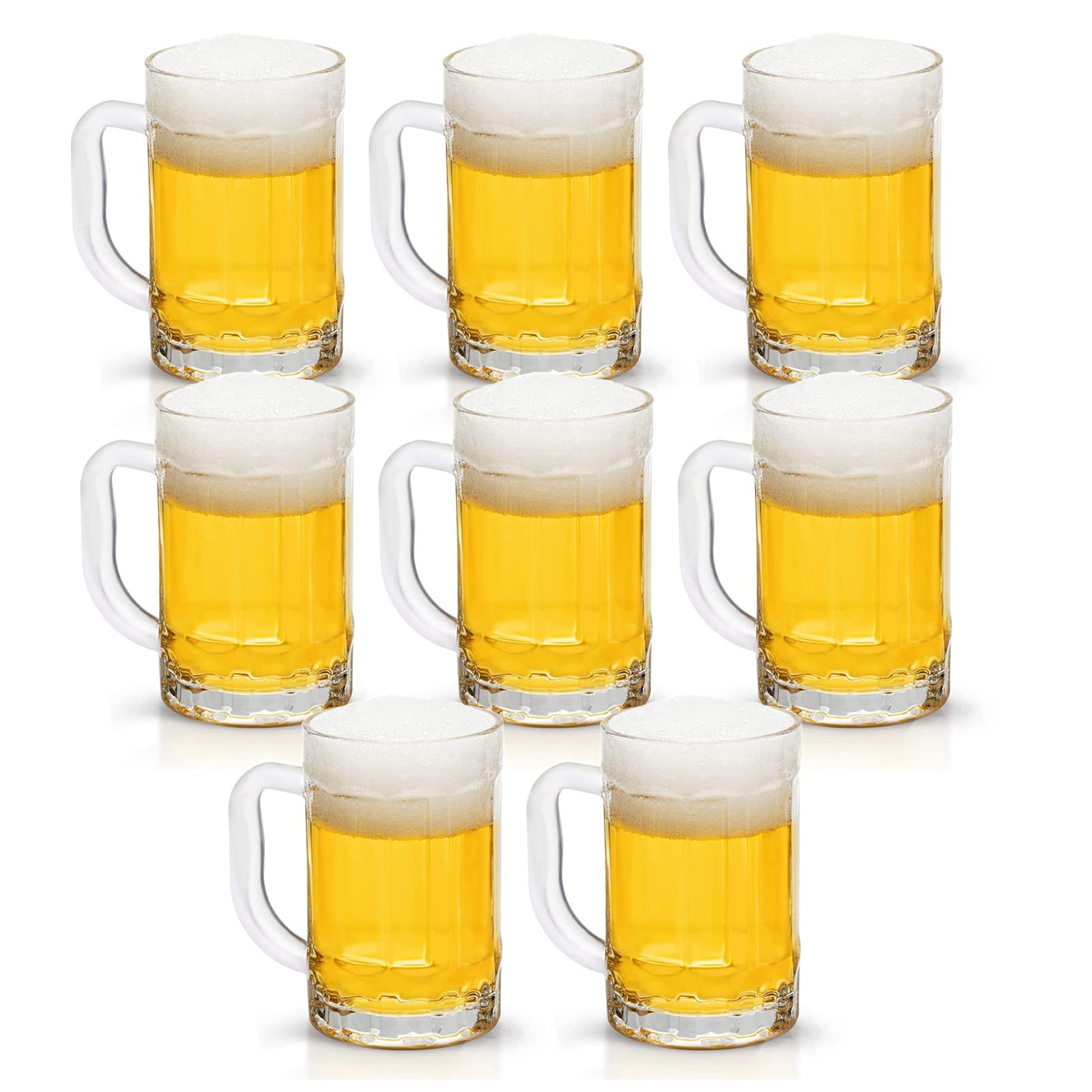 Vaso COKTIK con asa grande para beber cómodamente y mantener la bebida fría.