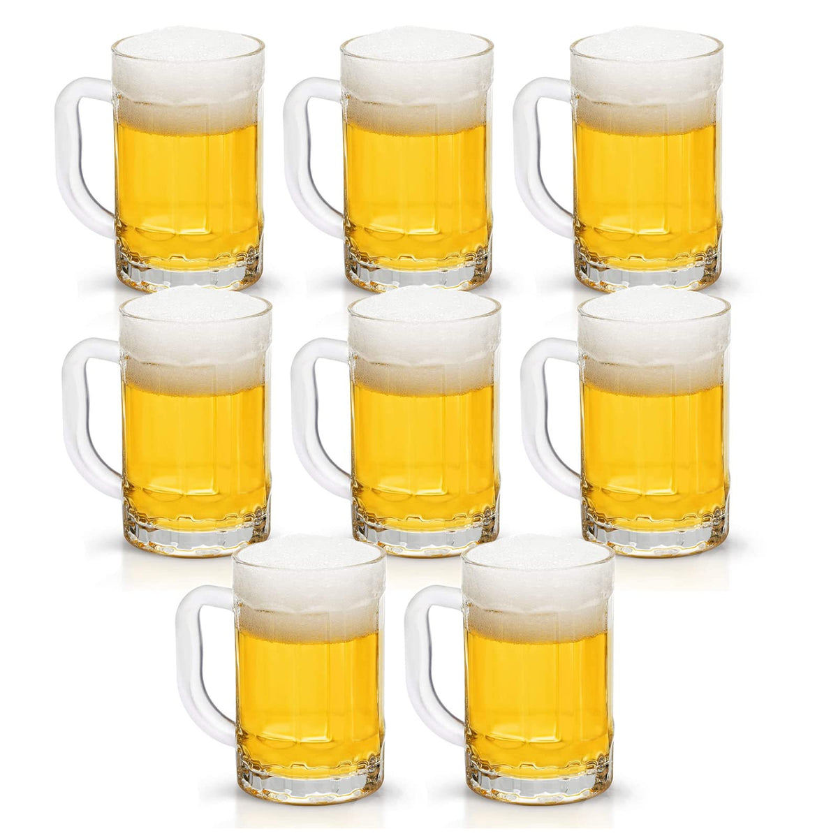 Vaso COKTIK con asa grande para beber cómodamente y mantener la bebida fría.
