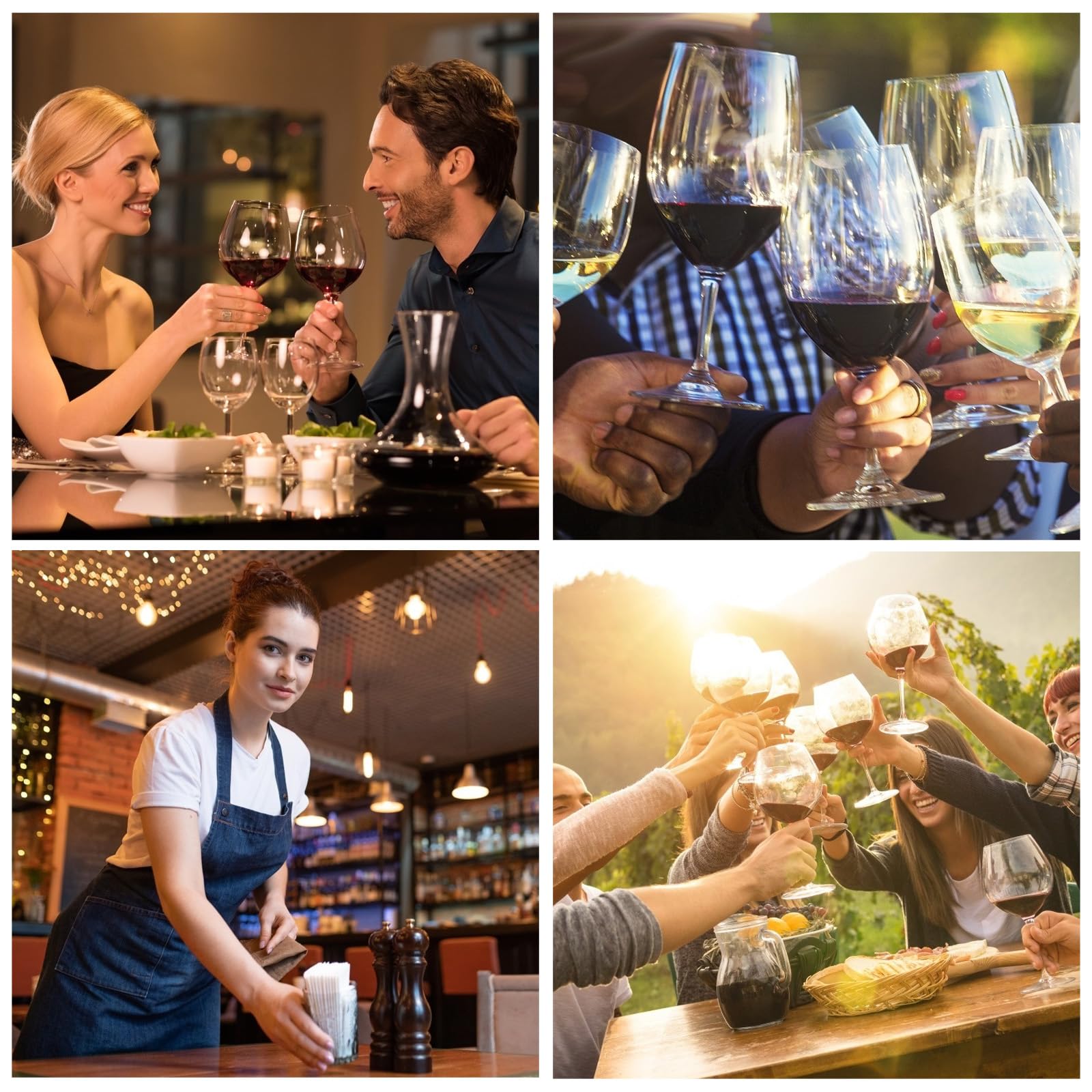 COKUNST abre-vino eléctrico, compacto y portátil para casa o fiestas