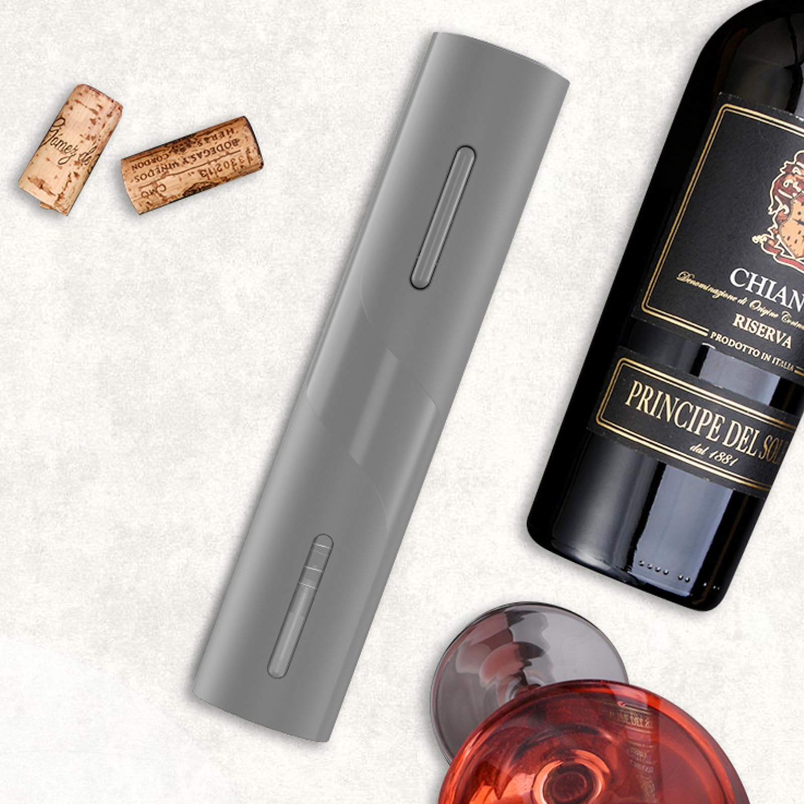 COKUNST diseño ergonómico gris mejora el agarre y la comodidad.