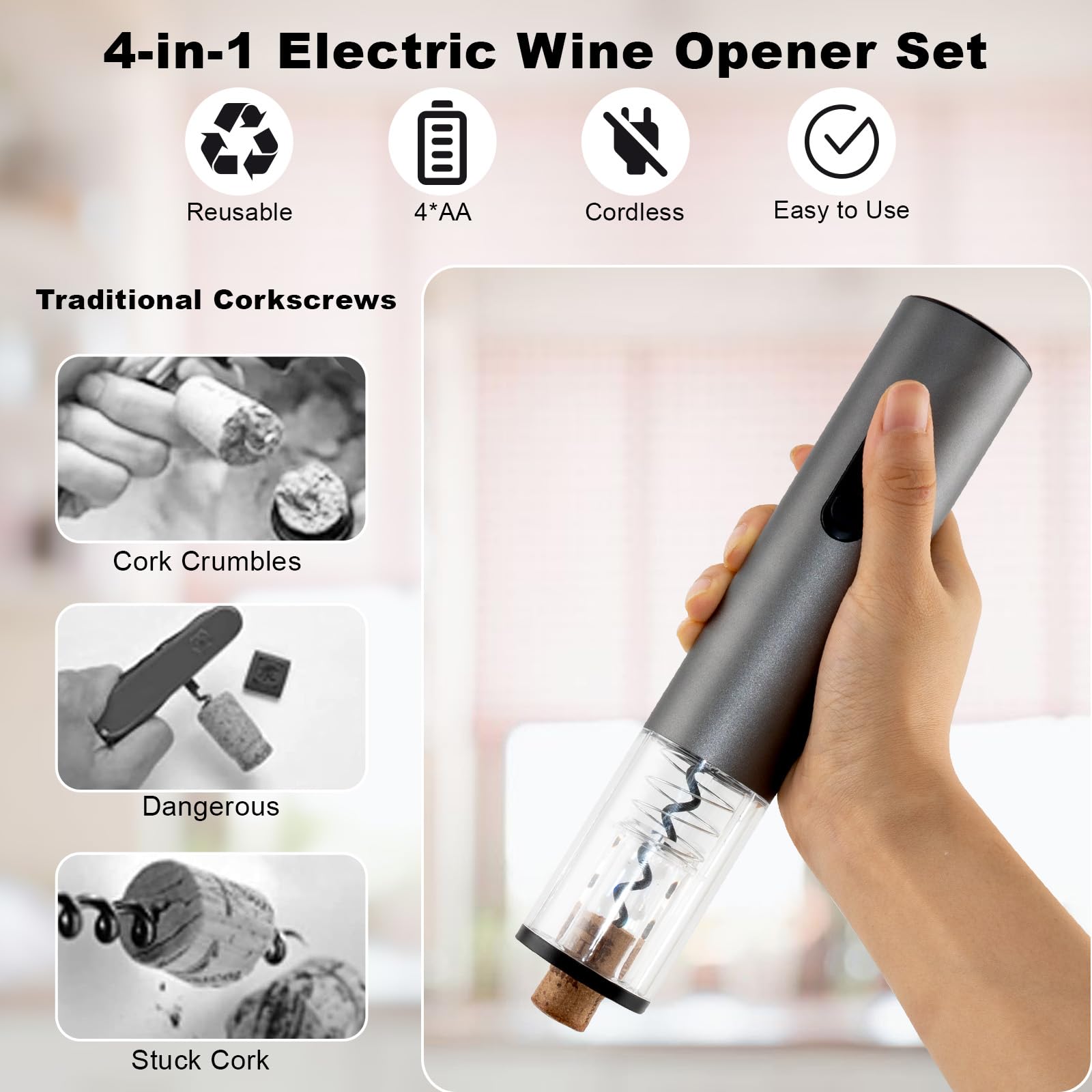 COKUNST estuche regalo elegante para amantes del vino.