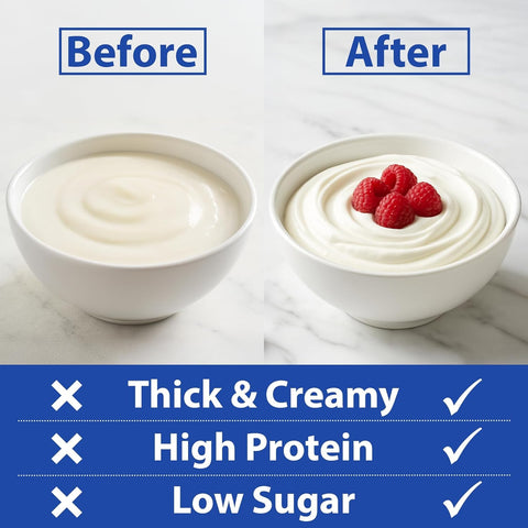 Colador Ultimate para yogur griego, ahorro frente a comprar.
