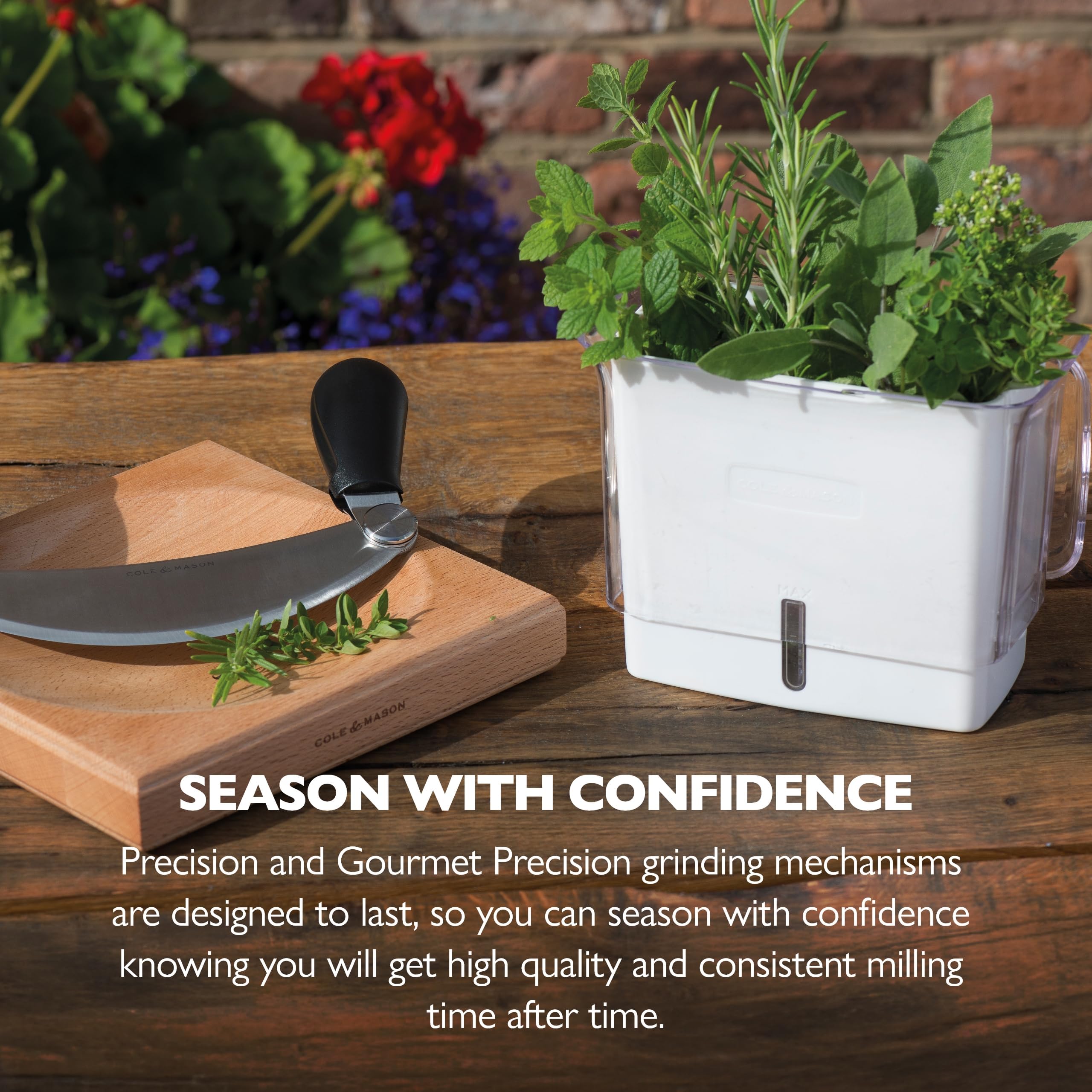 Cole & Mason control de humedad específico para conservar aromas.