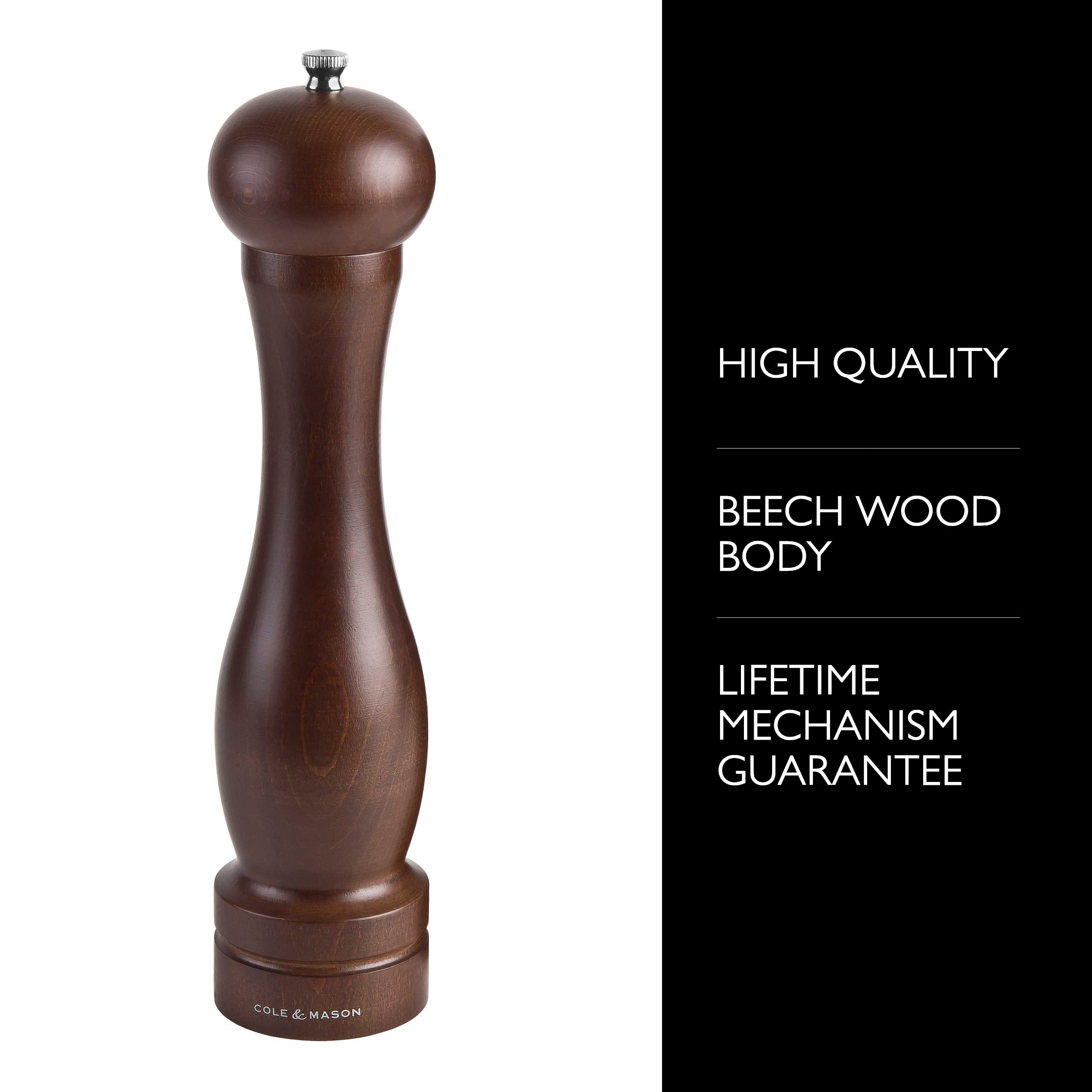 Cole & Mason Forest Capstan, vista lateral, equilibrio y elegancia para la cocina.
