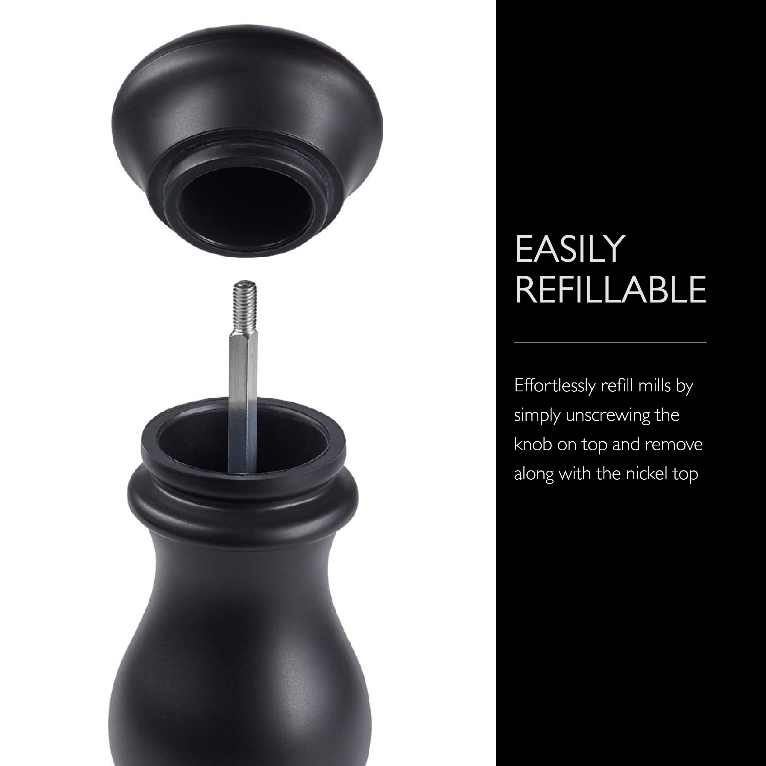 Cole & Mason Southwold recargables: rellenar desde la parte superior