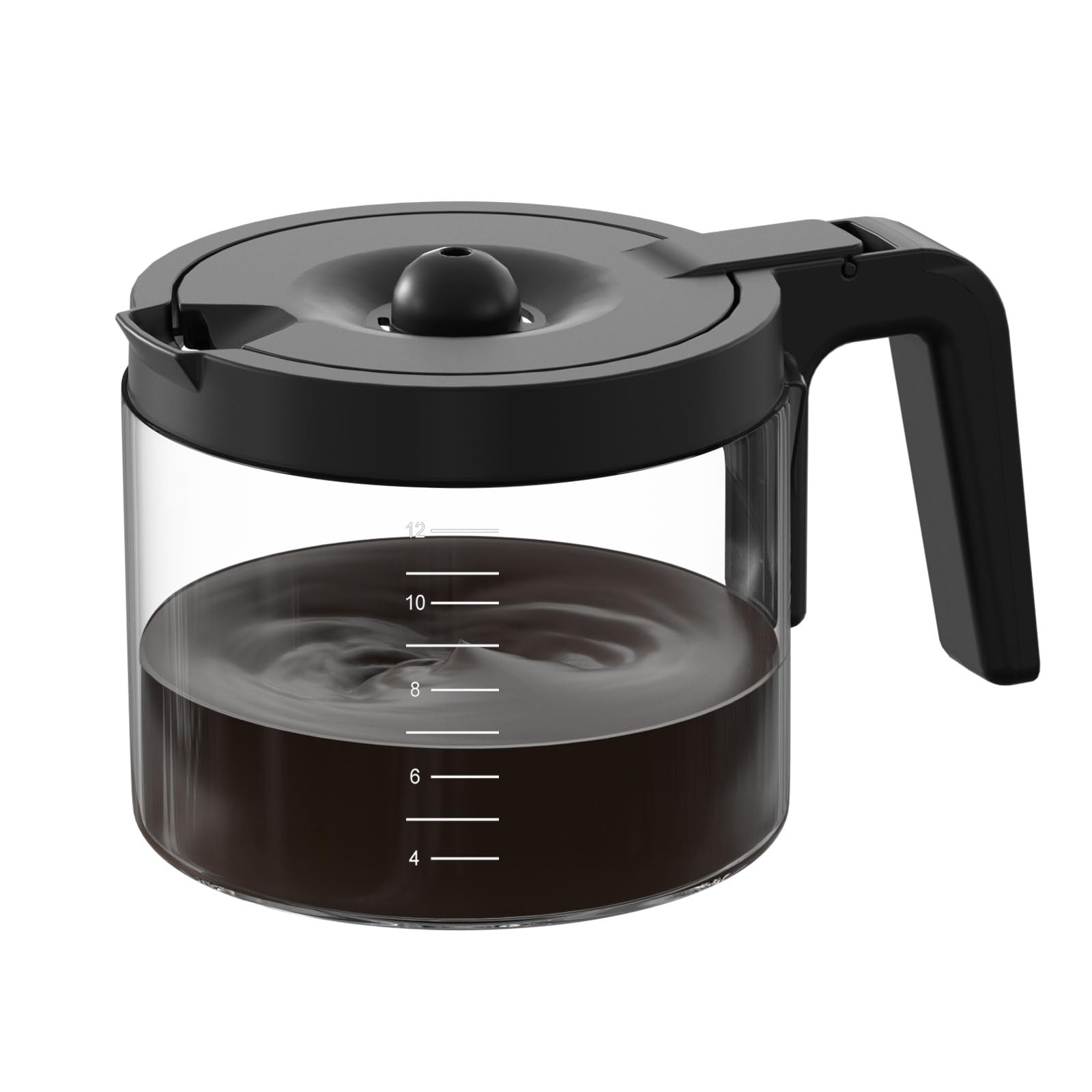 Colidier jarra de vidrio 12 tazas para Keurig K-Duo 5100, uso diario sin goteo