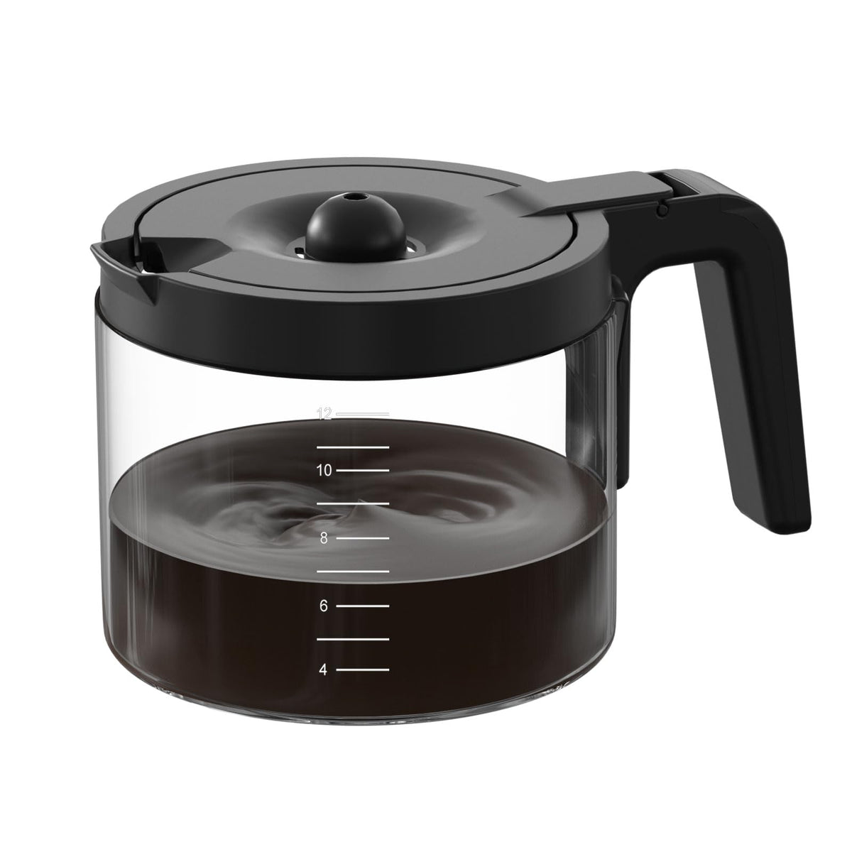 Colidier jarra de vidrio 12 tazas para Keurig K-Duo 5100, uso diario sin goteo