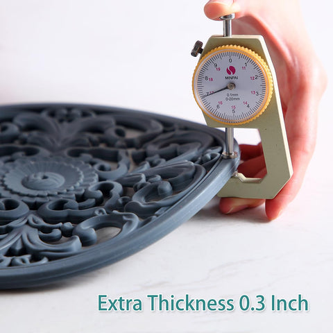 Colinda posavasos de silicona, protección para platos calientes de cocina