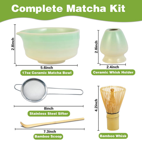 Collabell cuchara de bambú de medición para el matcha