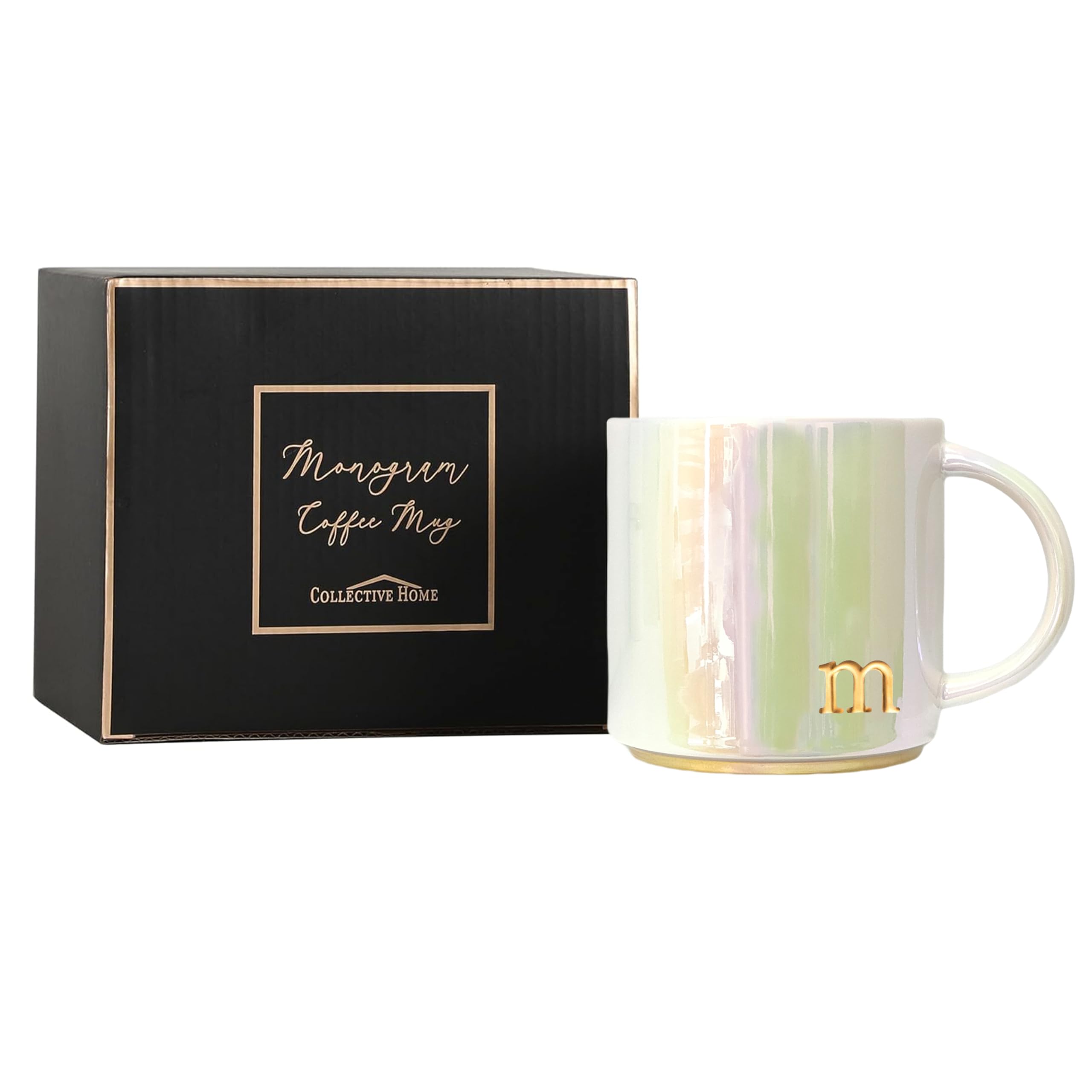 COLLECTIVE HOME mug detalle dorado, elegancia en cada sorbo.