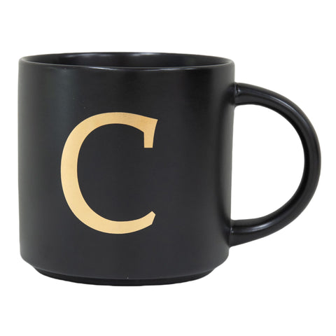 COLLECTIVE HOME taza ceramica monograma 15 oz, regalo personalizado para cafe