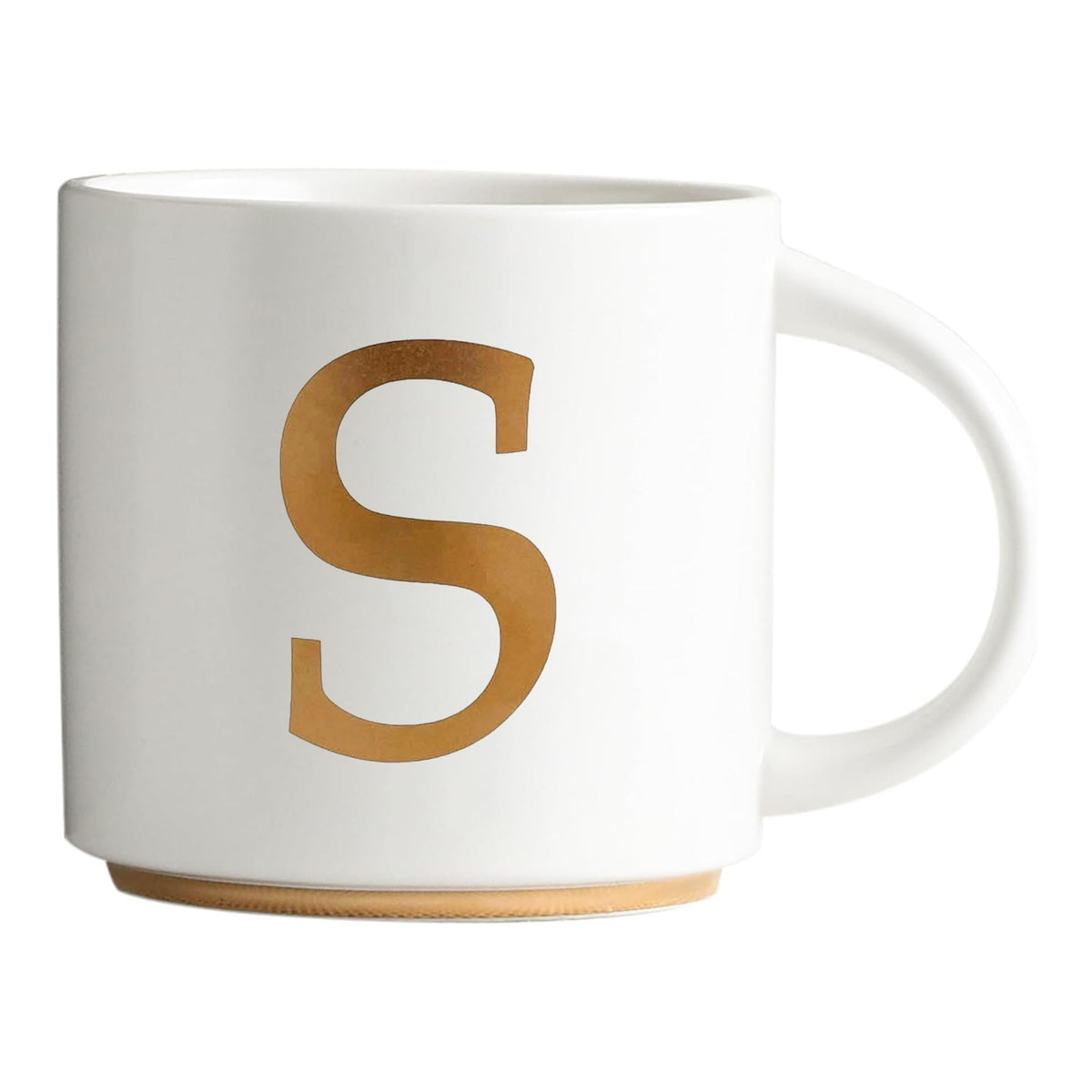 COLLECTIVE HOME, taza cerámica monograma 15 oz para café matutino.