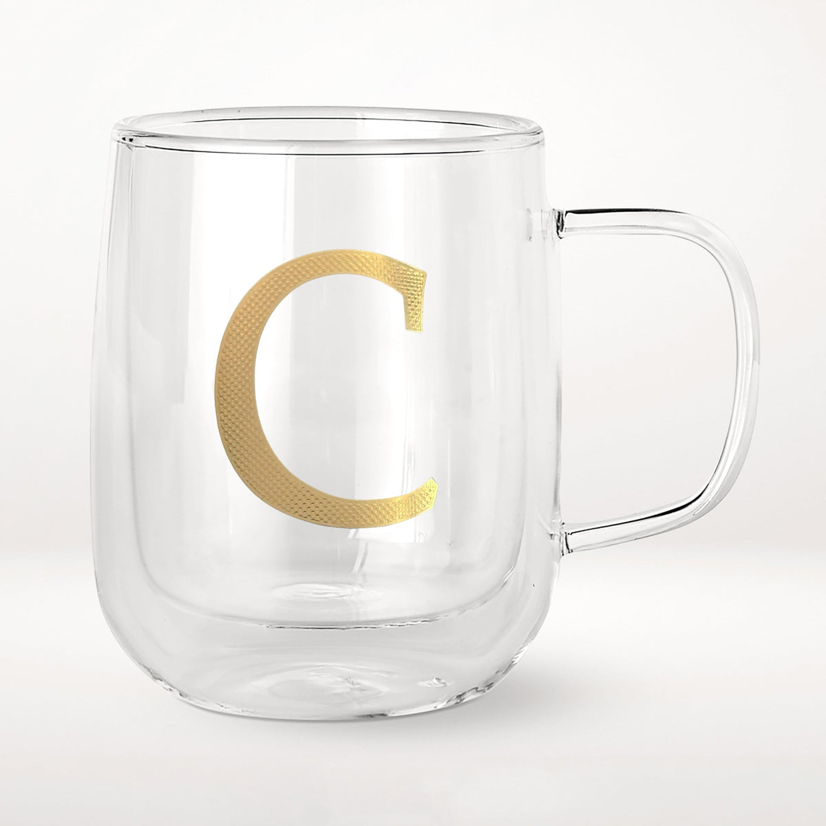 COLLECTIVE HOME taza de vidrio de doble pared 14 onzas para bebidas calientes o frías.