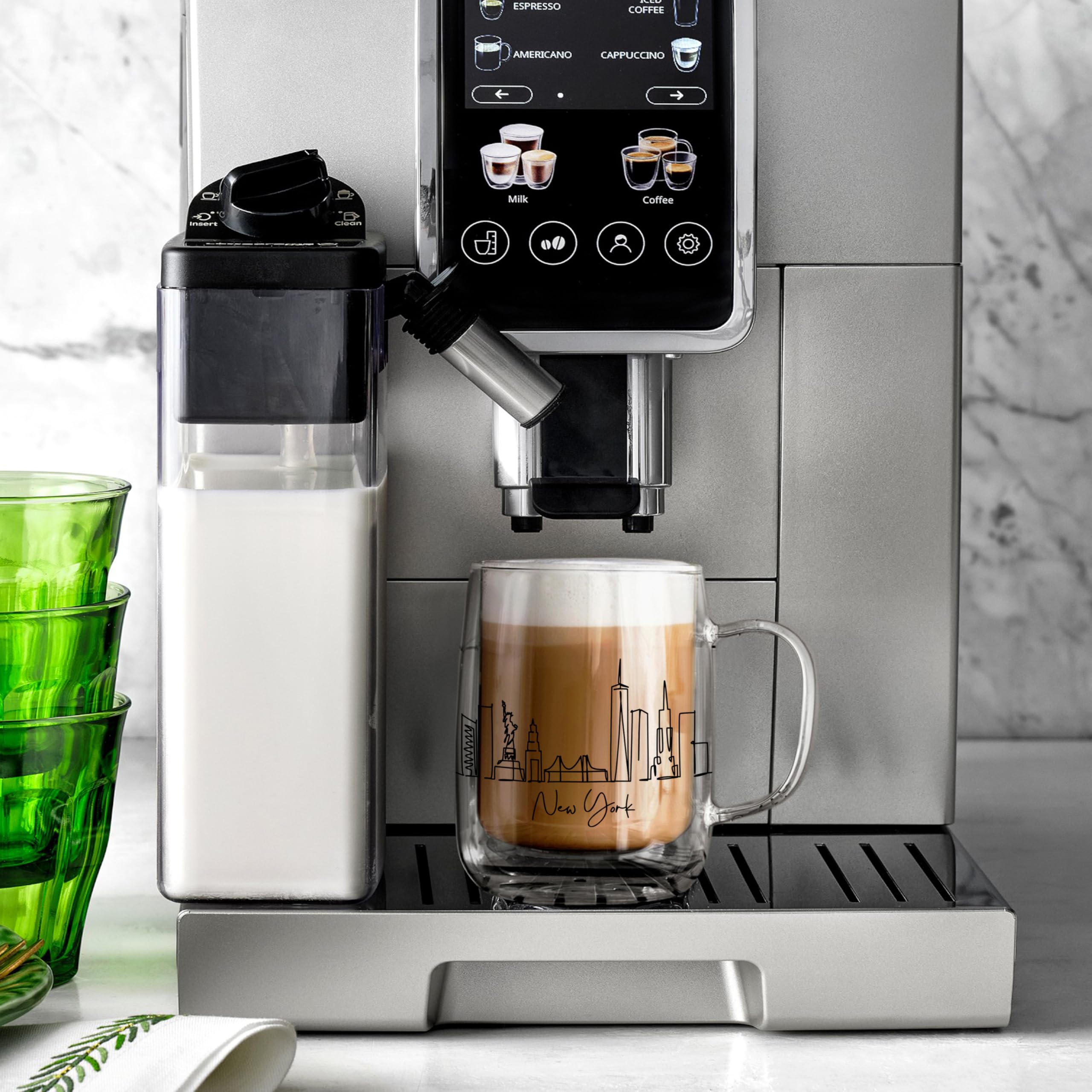 COLLECTIVE HOME taza skyline con vista de Nueva York para momentos especiales.