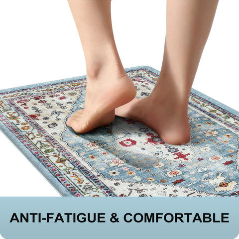 Collive alfombra impermeable de cocina, fácil de limpiar ante derrames