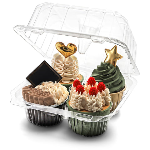 Coloch caja transparente facilita seleccionar cupcakes sin abrir