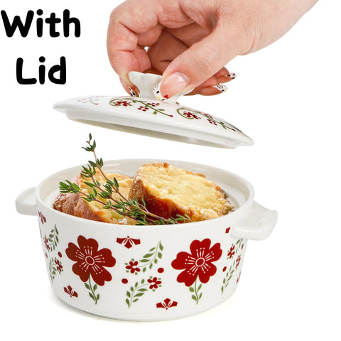 Coloch diseño floral rojo para una mesa elegante.