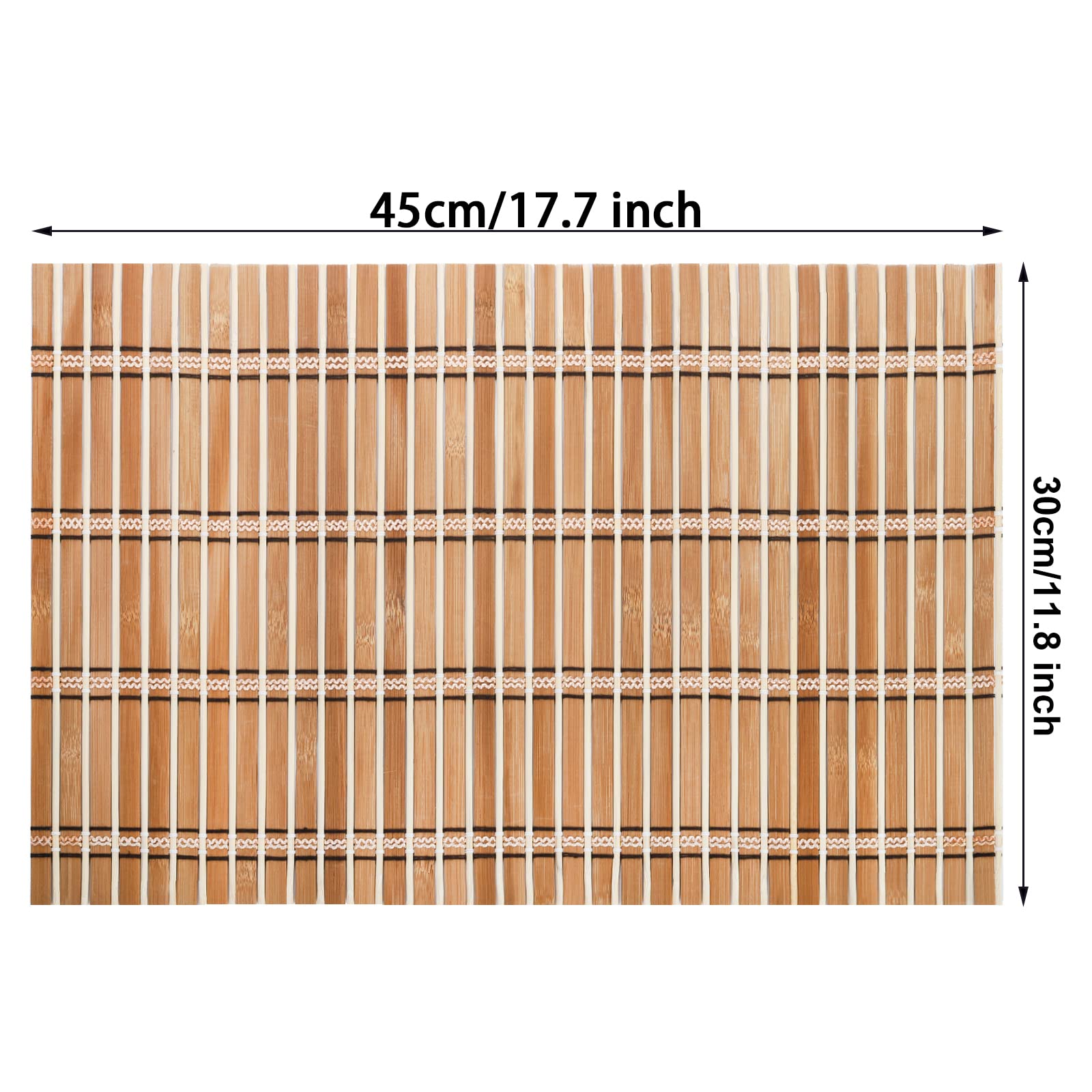 Coloch mantel bambú natural con acabado pulido para limpieza fácil.