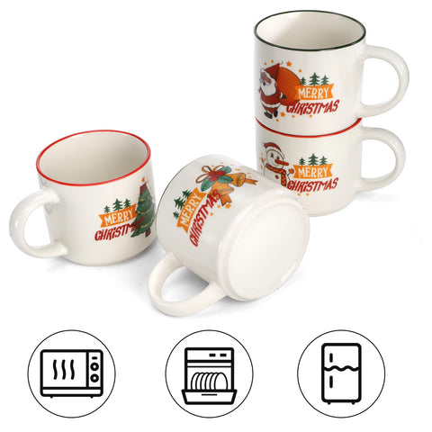 Dibujo navideño delicado de Coloch para una mesa festiva.
