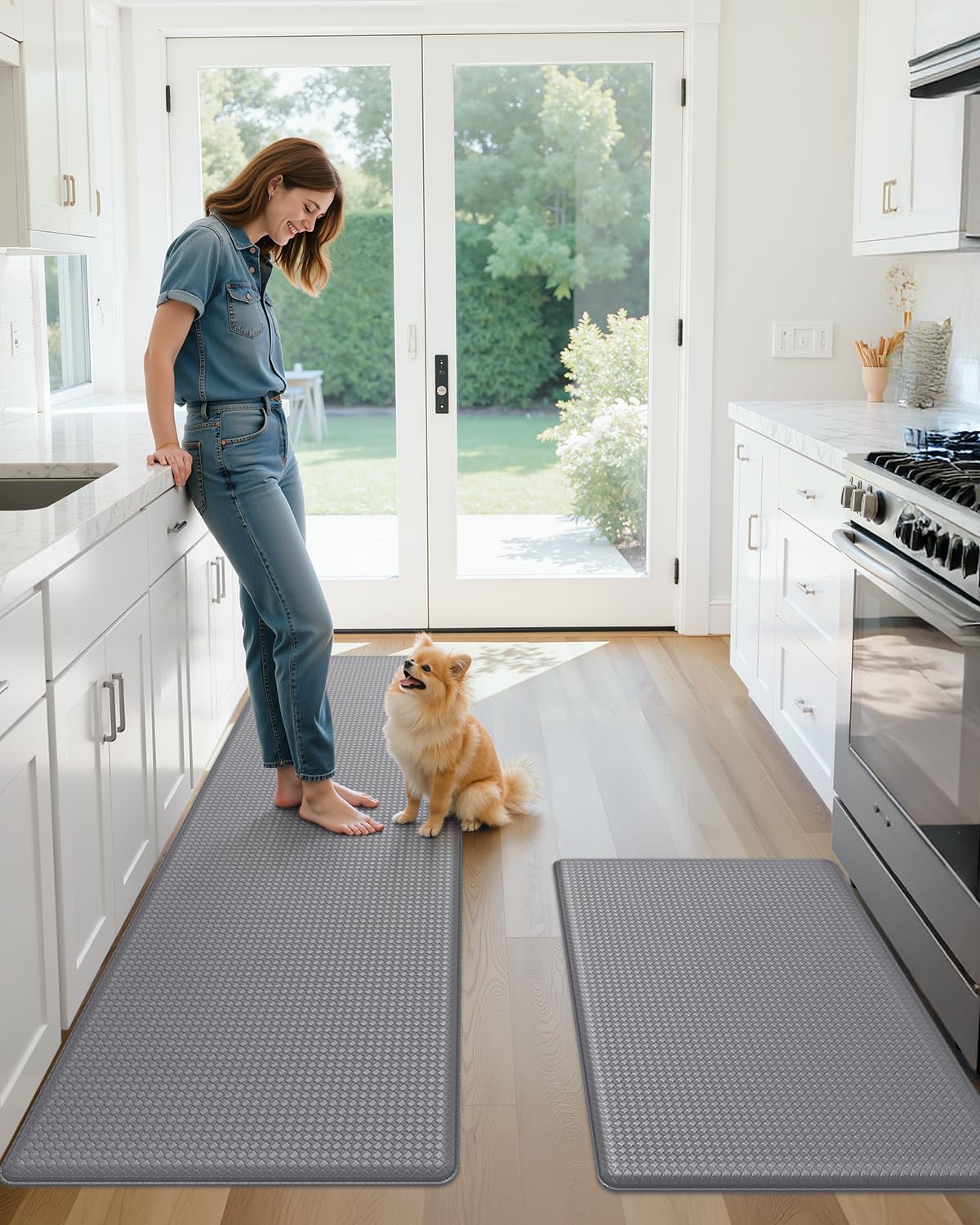 Color&Geometry alfombrilla duradera en PVC para cocina.