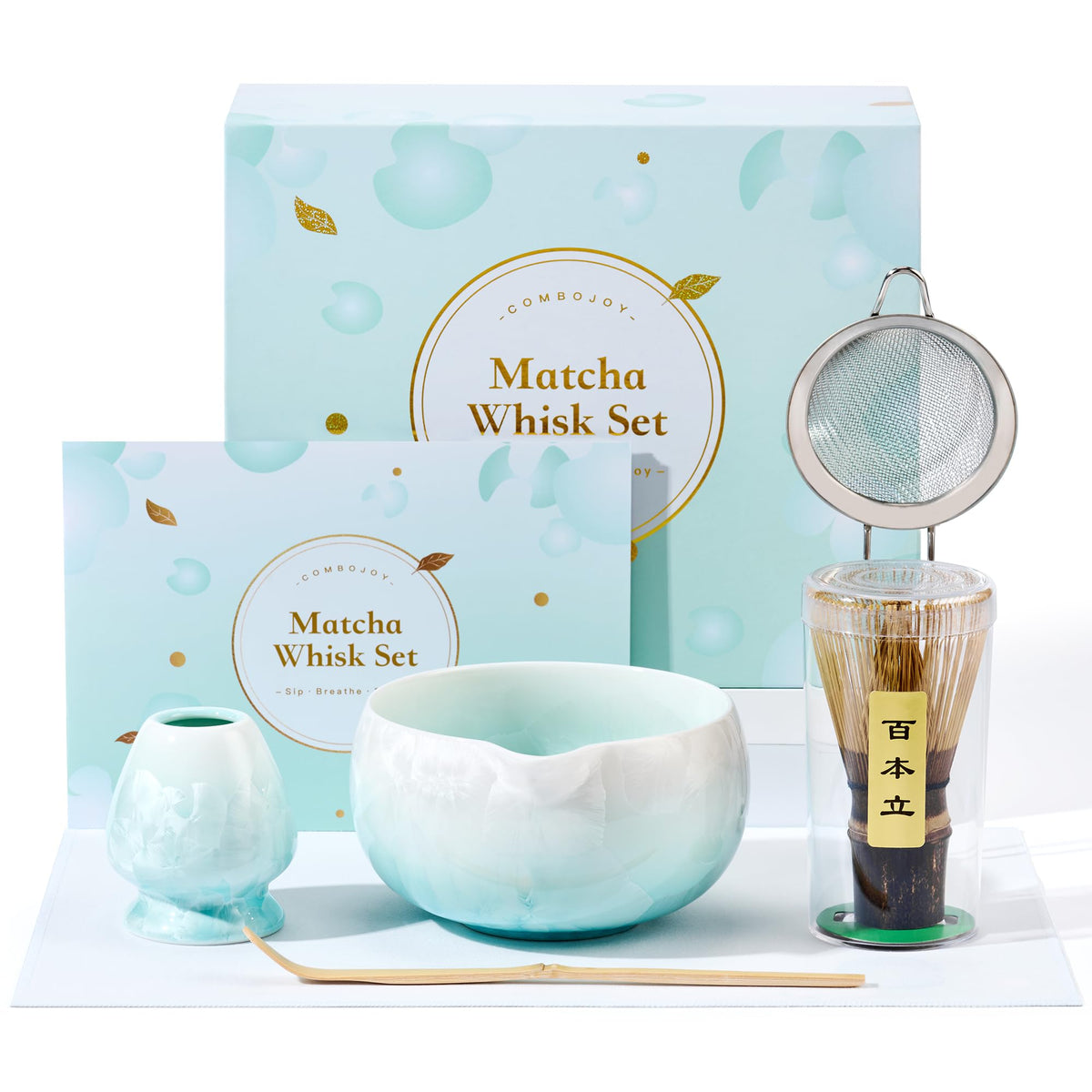 ComboJoy Chawan con glaseado cristalino para ritual de matcha único