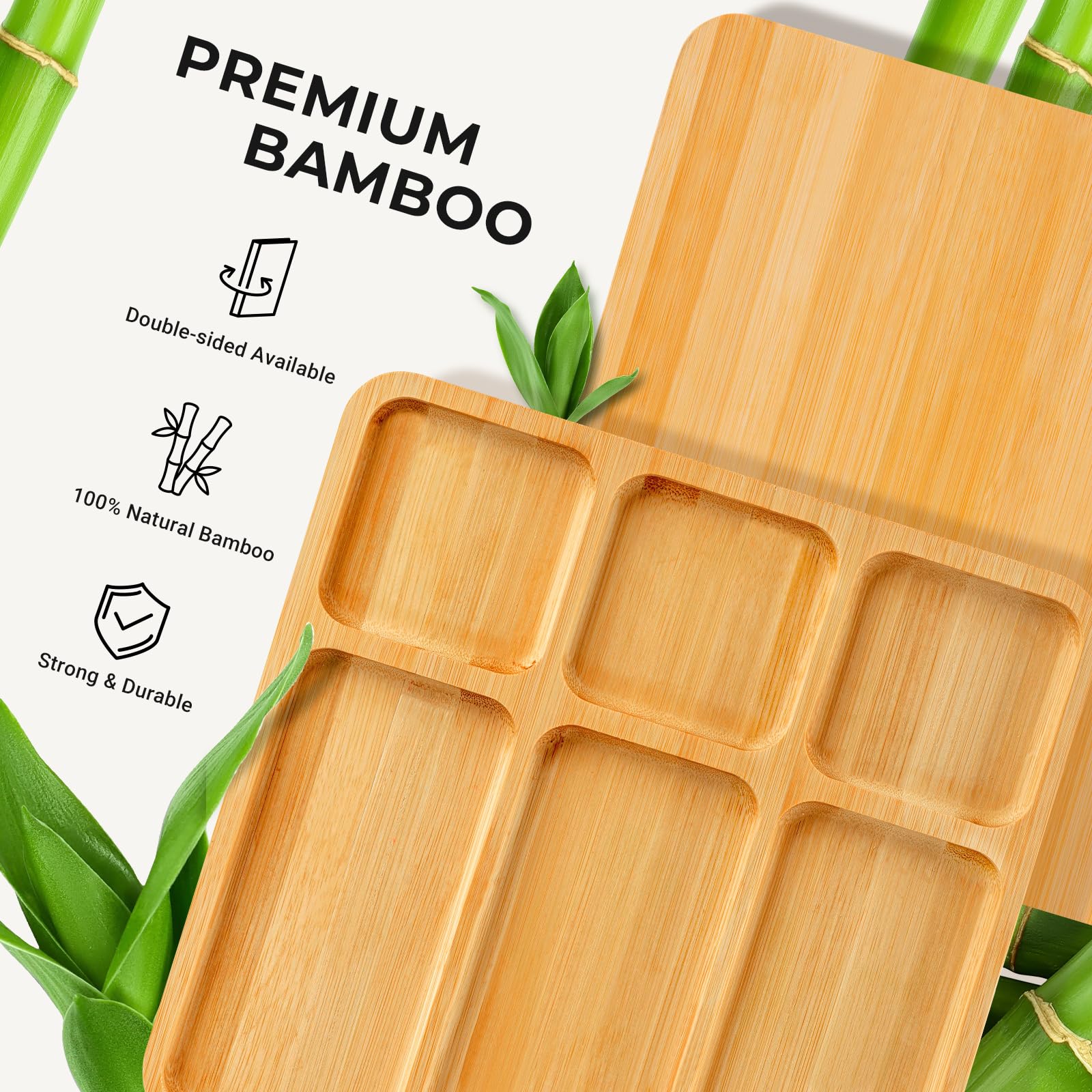 Combler tablero charcutería doble función: sirve también como tabla de cortar