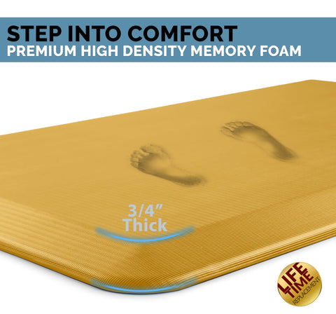 Alfombra antifatiga ComfiLife 20x32, ideal para estar de pie trabajando.