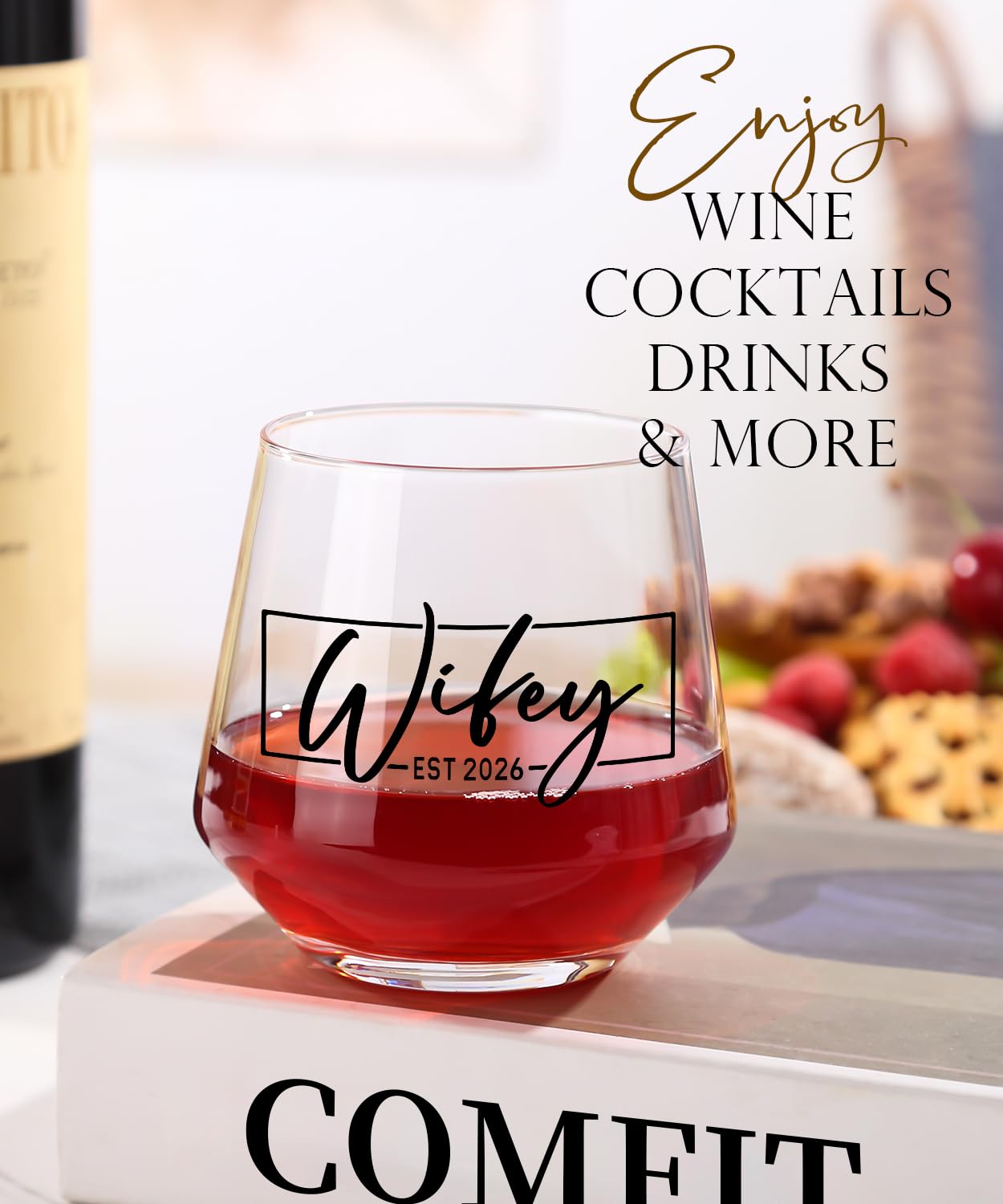 Copas comfit altas para whisky, diseño clásico para beber con estilo.