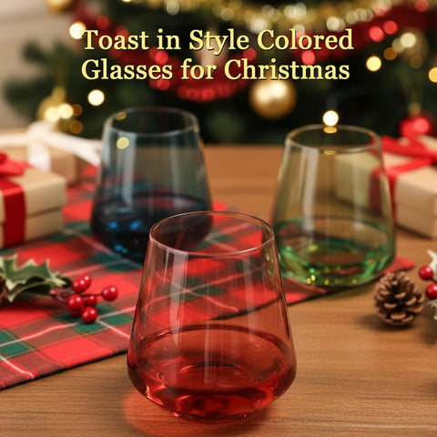 Vaso comfit sin tallo arcoíris, colección de colores, ideal para fiestas.