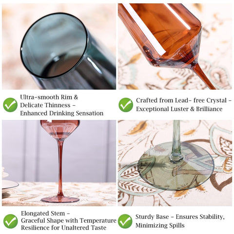 Vaso comfit realza aromas y sabores gracias a borde fino y diseño artesanal.