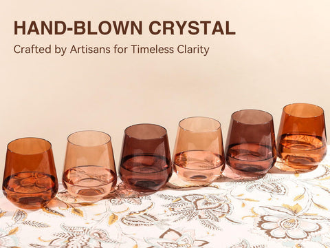 Comfit Venus cristal sin plomo con alto brillo para apreciar colores.