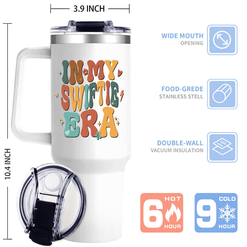 ComfyDwel vaso termo 40onzas, ideal para uso diario y bebidas.