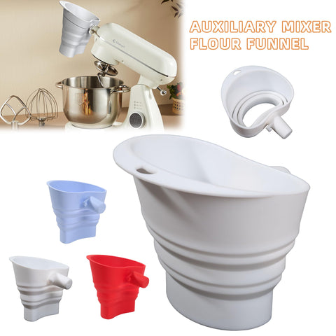 COMFYTOUCH vertido-chorro-amplio: flujo cómodo para harinas y líquidos.
