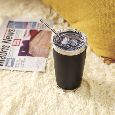 COMOOO Taza aislamiento térmico mantiene calor hasta 6h y frío 12h.
