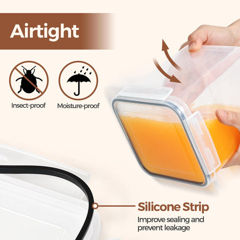 Diseño apto para alimentos de ComSaf, libre de BPA y olor.